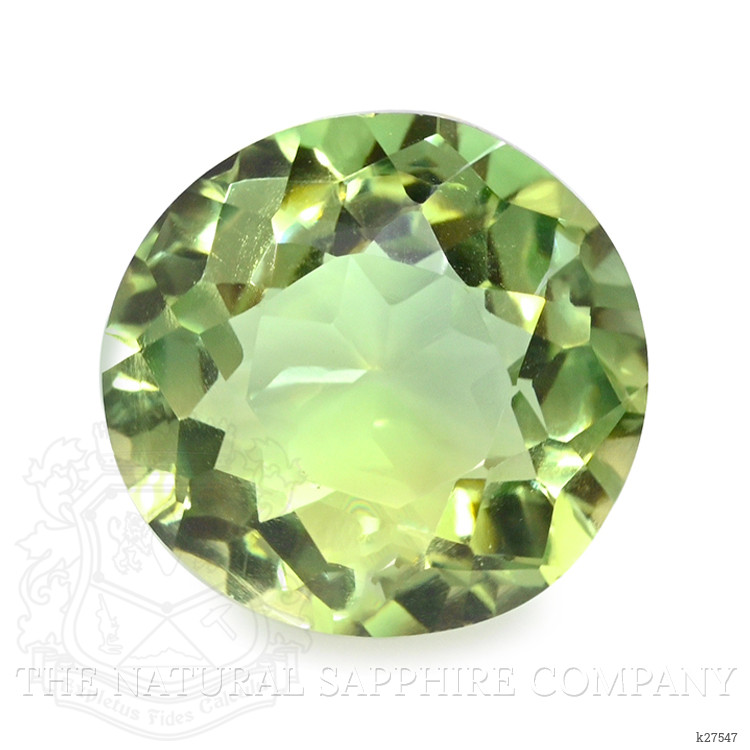6.36 Ct. Yellowish Green Prasiolite from Madagascar