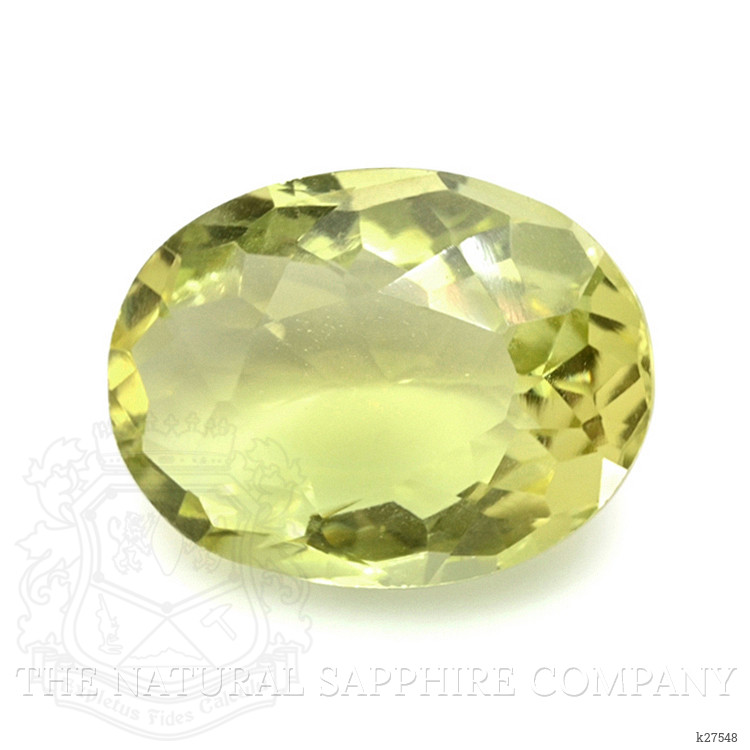 6.53 Ct. Yellowish Green Prasiolite from Madagascar