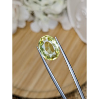 6.53 Ct. Yellowish Green Prasiolite from Madagascar Life Style