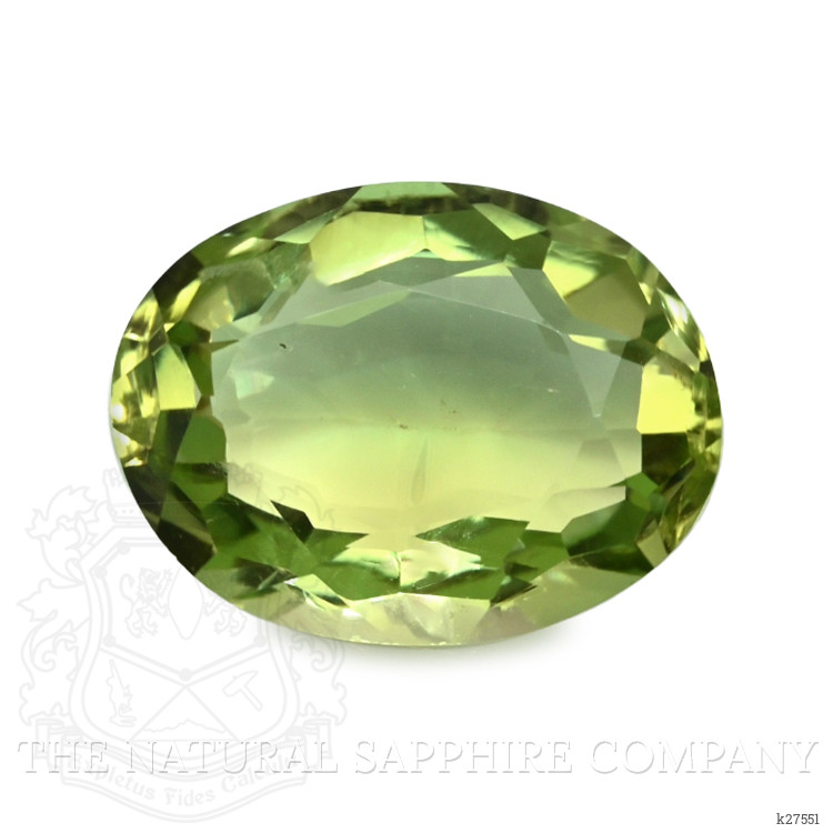 7.06 Ct. Yellowish Green Prasiolite from Madagascar