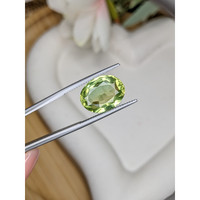 7.06 Ct. Yellowish Green Prasiolite from Madagascar Life Style