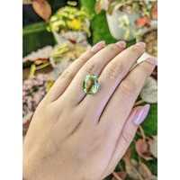 7.06 Ct. Yellowish Green Prasiolite from Madagascar Life Style