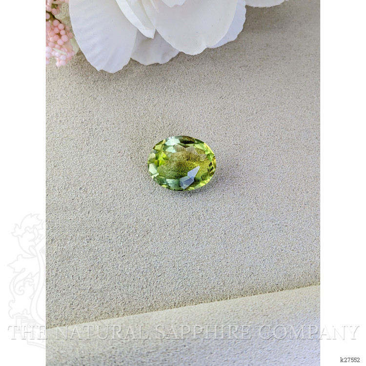 7.42 Ct. Yellowish Green Prasiolite from Madagascar