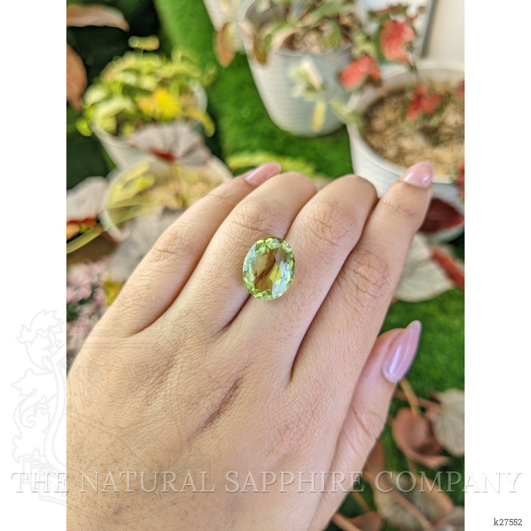 7.42 Ct. Yellowish Green Prasiolite from Madagascar