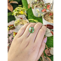 7.89 Ct. Green Prasiolite from Madagascar Life Style