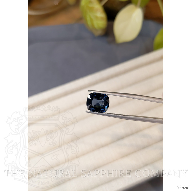 3.82 Ct. Purplish Blue Spinel from Burma (Myanmar)