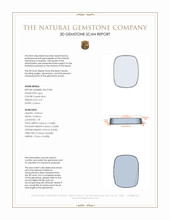 3.37 Ct. Lapis from Afghanistan 3 D Scan Report