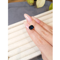 3.47 Ct. Purplish Blue Spinel from Burma (Myanmar) Life Style