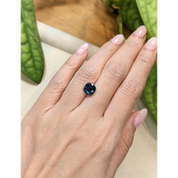 3.46 Ct. Purplish Blue Spinel from Burma (Myanmar) Life Style