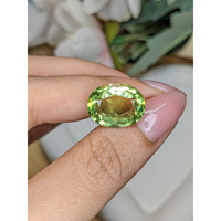 9.55 Ct. Yellowish Green Prasiolite from Madagascar Life Style