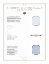 2.02 Ct. Lapis from Afghanistan 3 D Scan Report