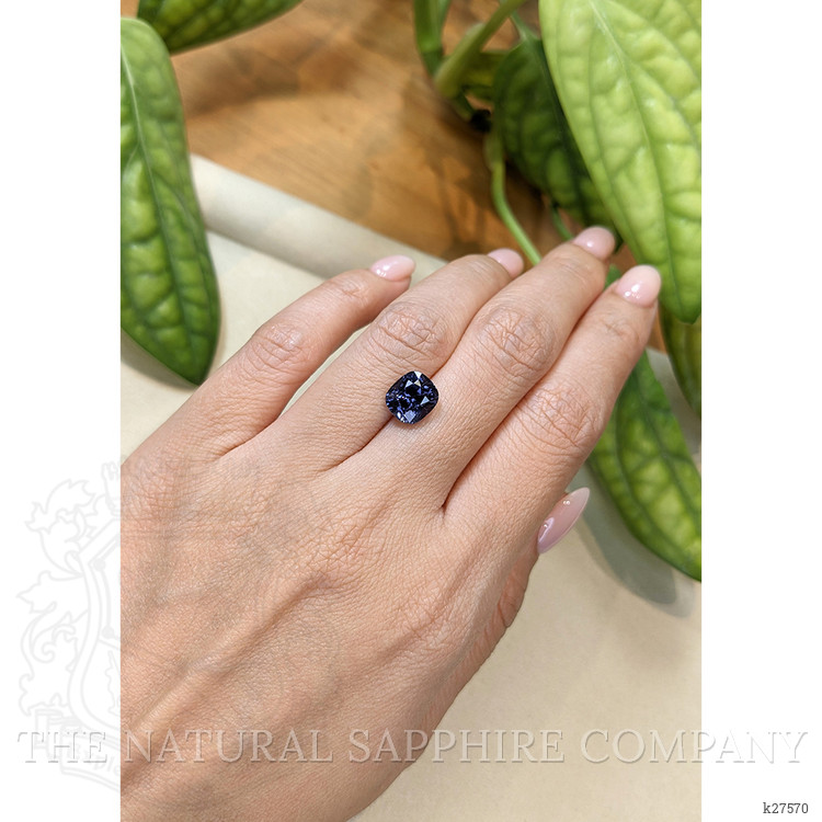 3.76 Ct. Bluish Purple Spinel from Burma (Myanmar)