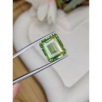 10.41 Ct. Yellowish Green Prasiolite from Madagascar Life Style