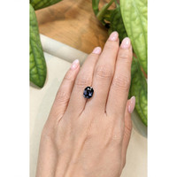 4.11 Ct. Purplish Blue Spinel from Burma (Myanmar) Life Style