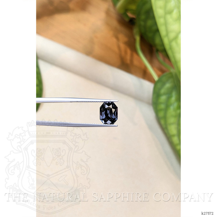 4.11 Ct. Purplish Blue Spinel from Burma (Myanmar)