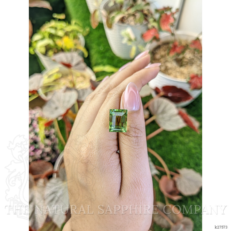 11.04 Ct. Yellowish Green Prasiolite from Madagascar