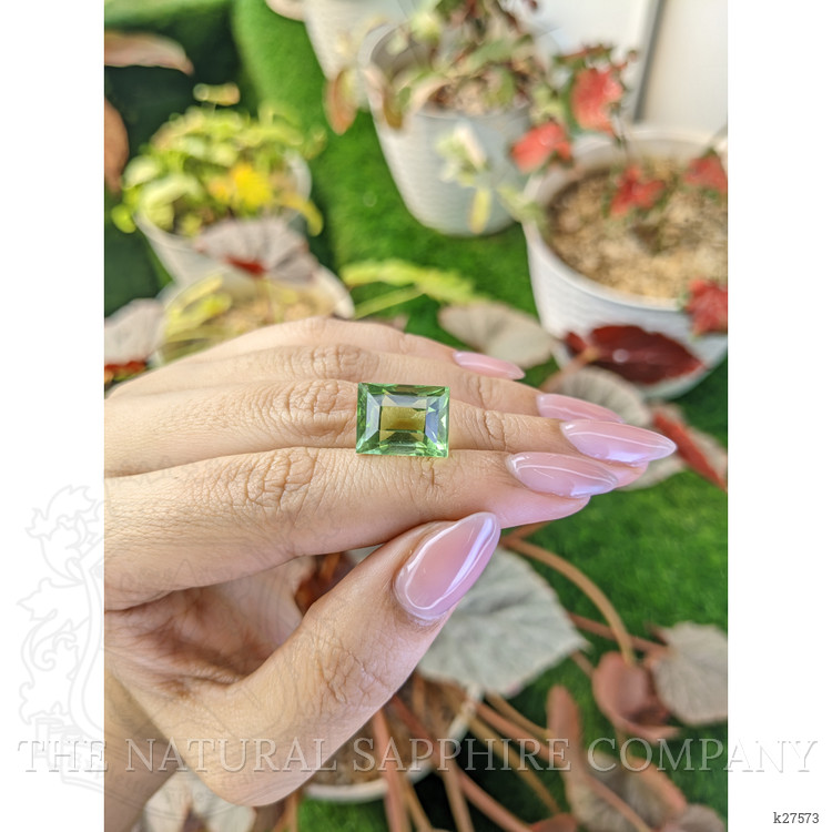 11.04 Ct. Yellowish Green Prasiolite from Madagascar