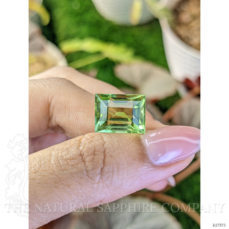 11.04 Ct. Yellowish Green Prasiolite from Madagascar