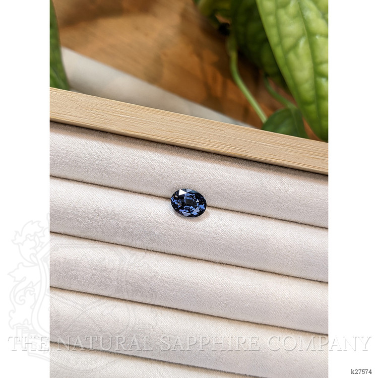 3.22 Ct. Purplish Blue Spinel from Burma (Myanmar)