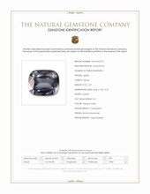 2.27 Ct. Greyish Violet Spinel from Burma (Myanmar) Scan Report
