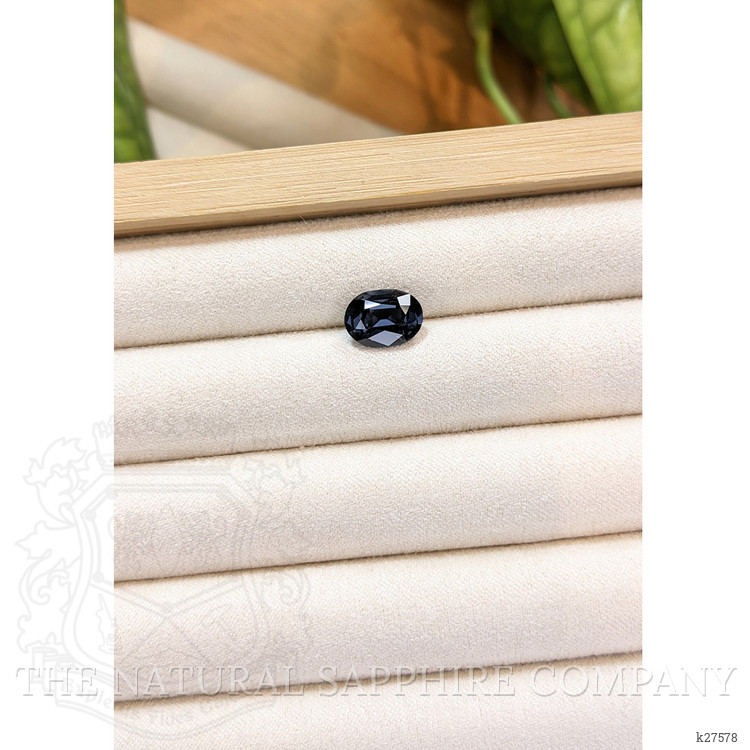 3.37 Ct. Purplish Blue Spinel from Burma (Myanmar)