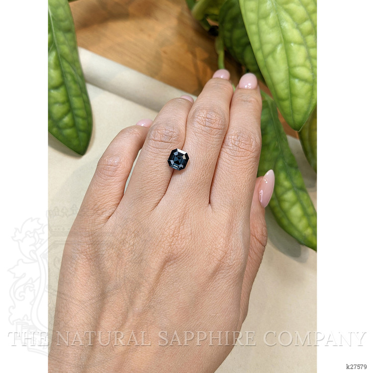 2.63 Ct. Purplish Blue Spinel from Burma (Myanmar)