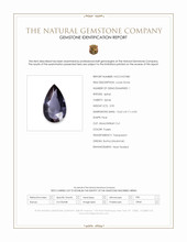 3.90 Ct. Purple Spinel from Burma (Myanmar) Scan Report