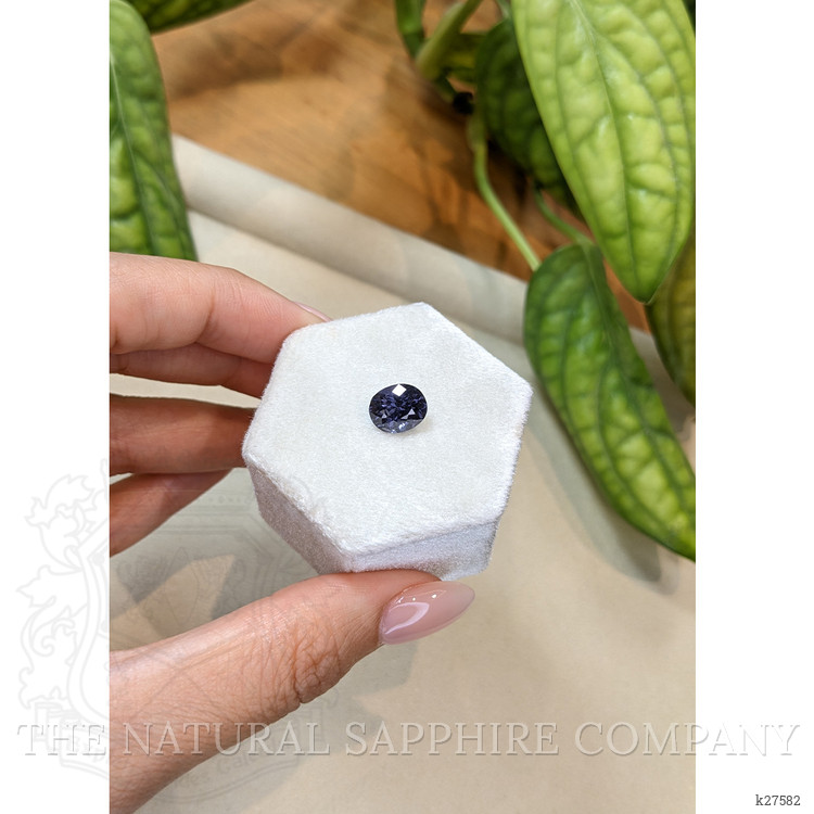 2.89 Ct. Bluish Purple Spinel from Burma (Myanmar)