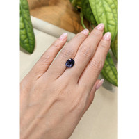 2.89 Ct. Bluish Purple Spinel from Burma (Myanmar) Life Style