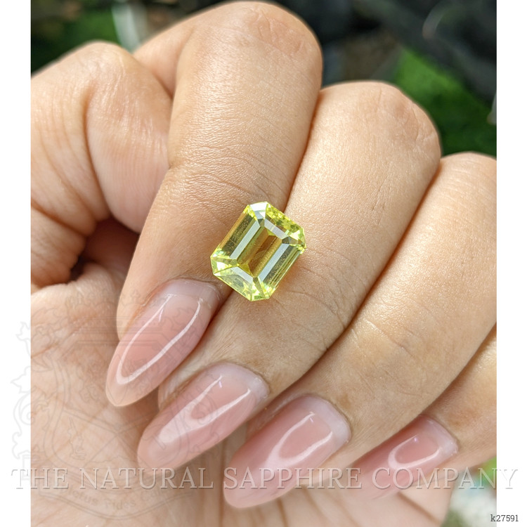 4.18 Ct. Greenish Yellow Chrysoberyl from Tanzania
