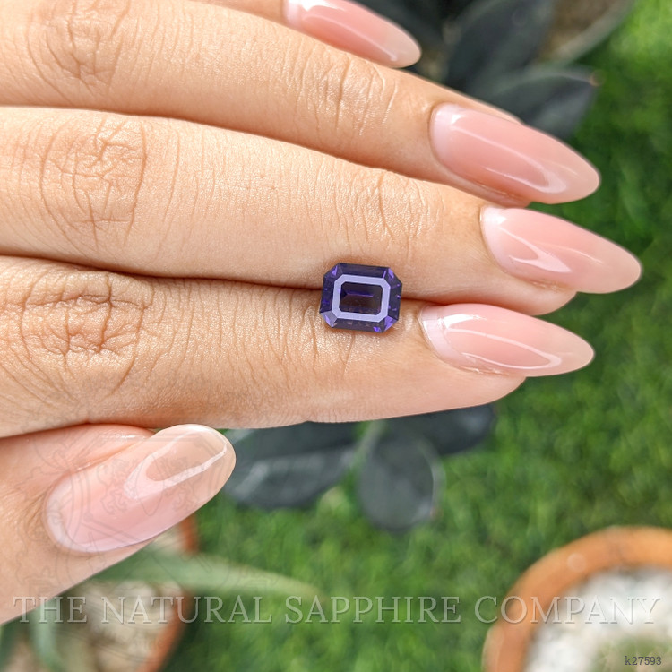 2.06 Ct. Bluish Purple Spinel from Tanzania