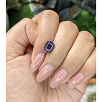 2.06 Ct. Bluish Purple Spinel from Tanzania Life Style