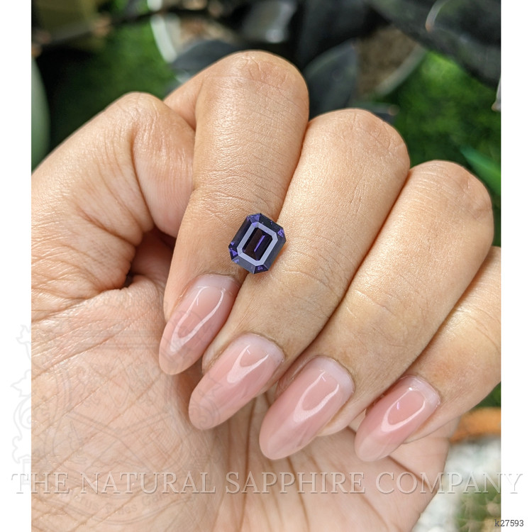 2.06 Ct. Bluish Purple Spinel from Tanzania