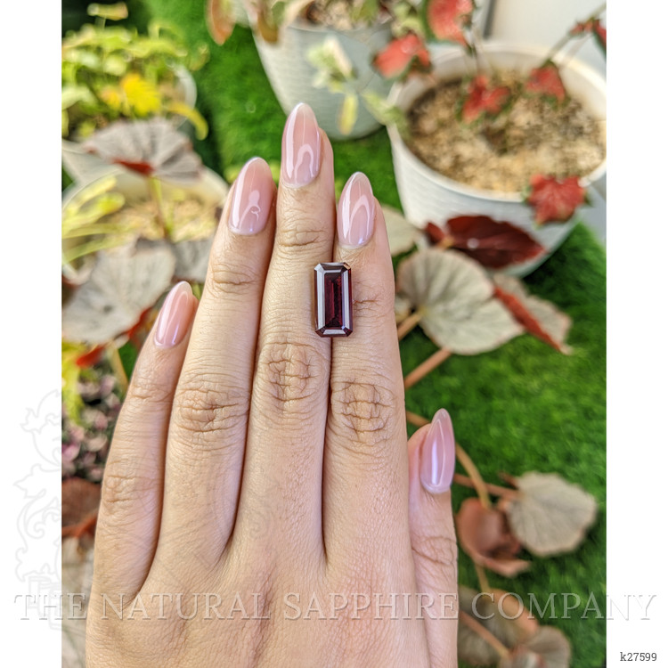 7.99 Ct. Purplish Red Garnet from Ceylon (Sri Lanka)