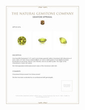1.07 Ct. Chrysoberyl from Ceylon (Sri Lanka) Appraisal