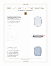 4.81 Ct. Lapis from Afghanistan 3 D Scan Report