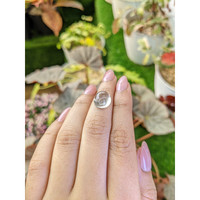 7.42 Ct. Smoky Cabochon Smokey Quartz from Ceylon (Sri Lanka) Life Style