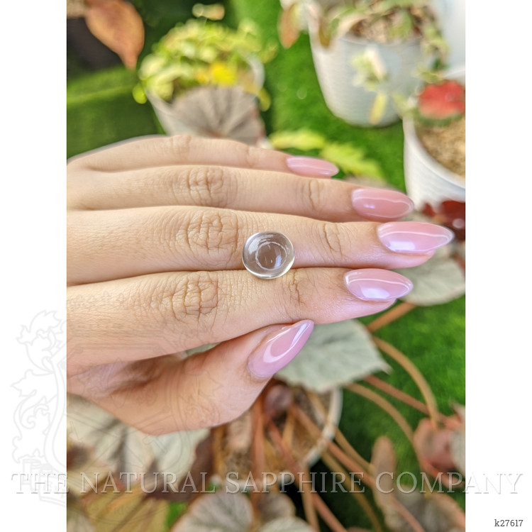 7.42 Ct. Smoky Cabochon Smokey Quartz from Ceylon (Sri Lanka)
