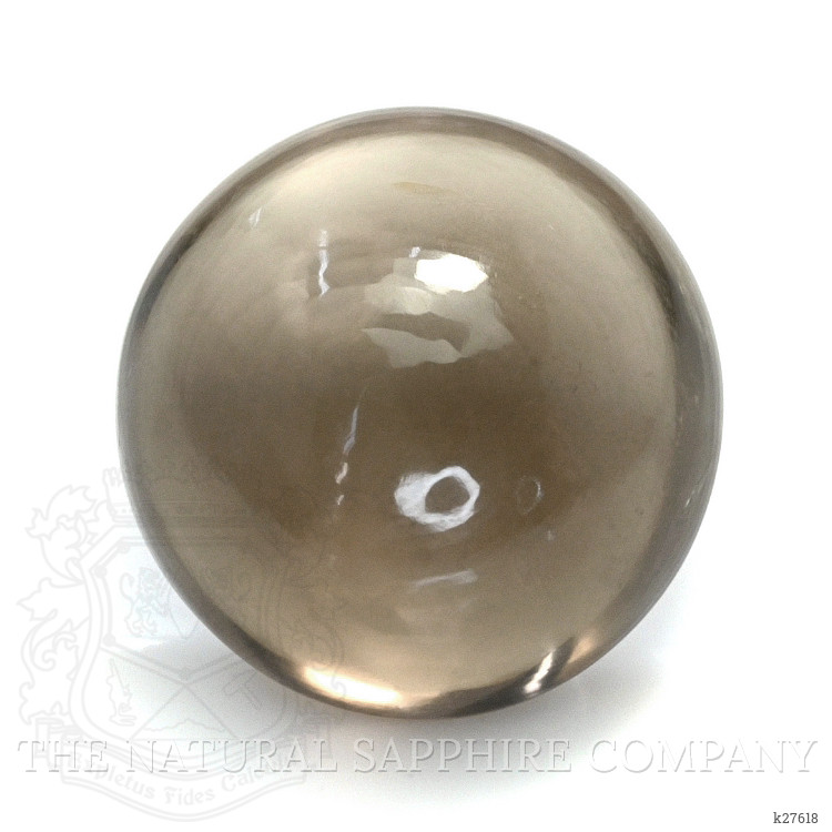 14.23 Ct. Brown Cabochon Smokey Quartz from Ceylon (Sri Lanka)