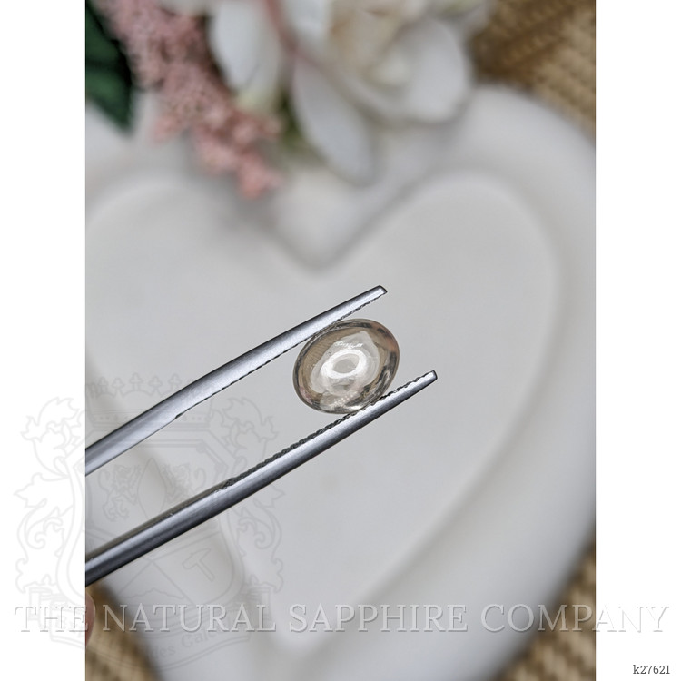 1.98 Ct. Smoky Cabochon Smokey Quartz from Ceylon (Sri Lanka)