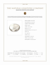 4.63 Ct. Smoky Cabochon Smoky Quartz from Ceylon (Sri Lanka) Scan Report