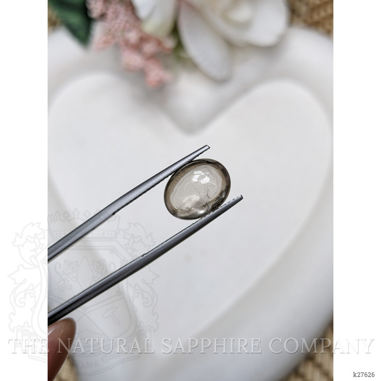 4.63 Ct. Smoky Cabochon Smokey Quartz from Ceylon (Sri Lanka)