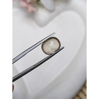 3.53 Ct. Yellowish Brown Cabochon Smokey Quartz from Ceylon (Sri Lanka) Life Style