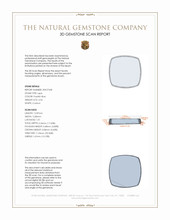 4.32 Ct. Lapis from Afghanistan 3 D Scan Report
