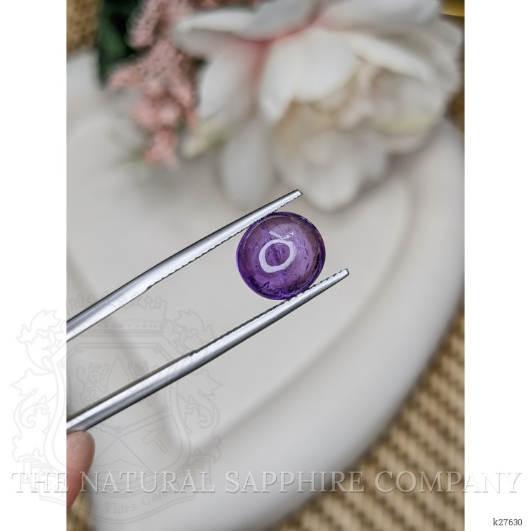 3.51 Ct. Purple Cabochon Amethyst from Ceylon (Sri Lanka)