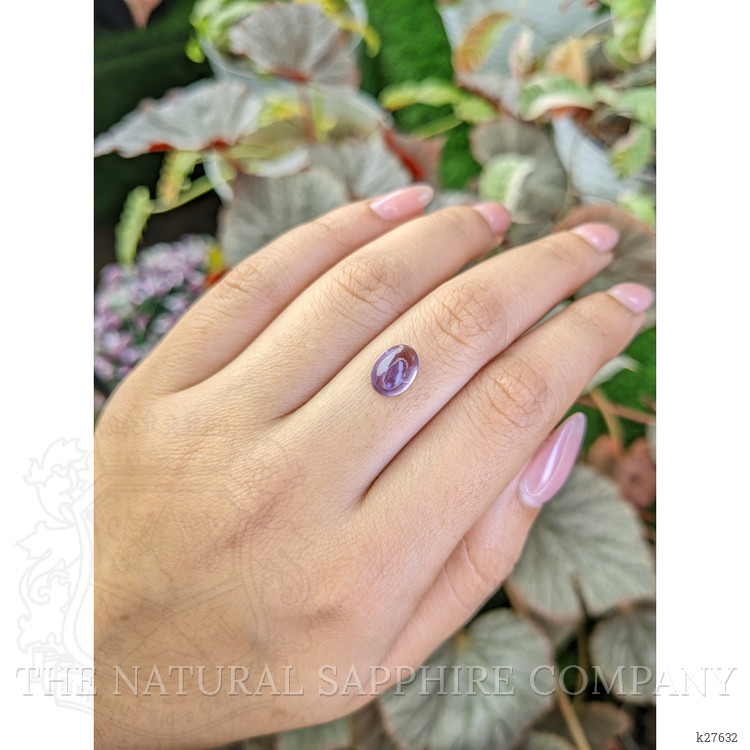 2.05 Ct. Purple Cabochon Amethyst from Ceylon (Sri Lanka)
