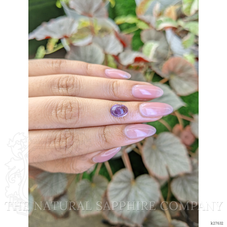 2.05 Ct. Purple Cabochon Amethyst from Ceylon (Sri Lanka)