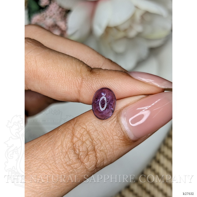 2.05 Ct. Purple Cabochon Amethyst from Ceylon (Sri Lanka)