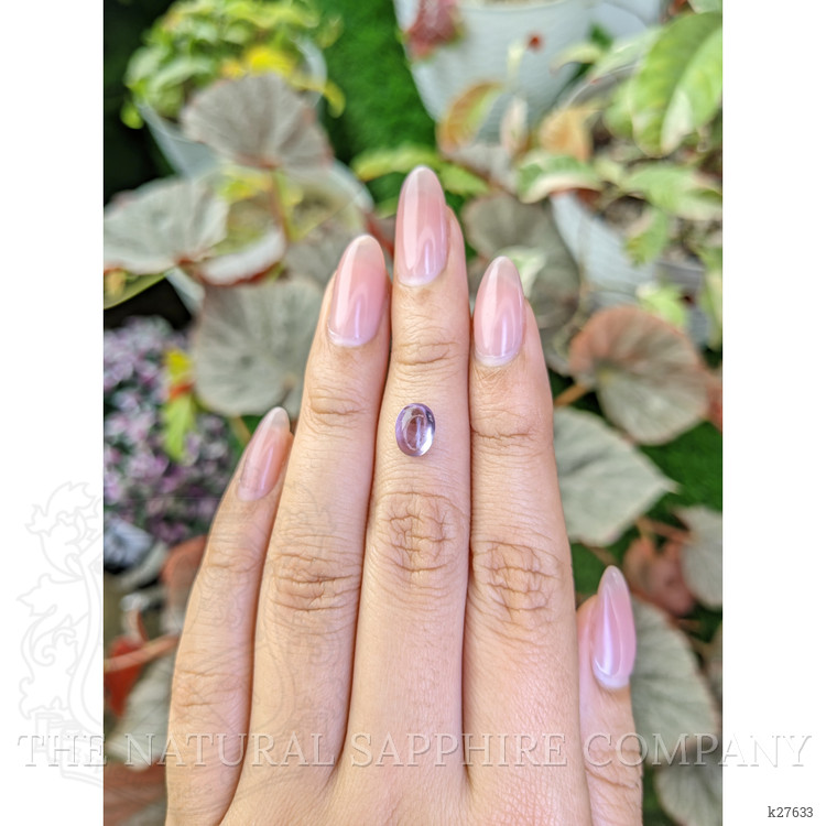 1.33 Ct. Purple Cabochon Amethyst from Ceylon (Sri Lanka)