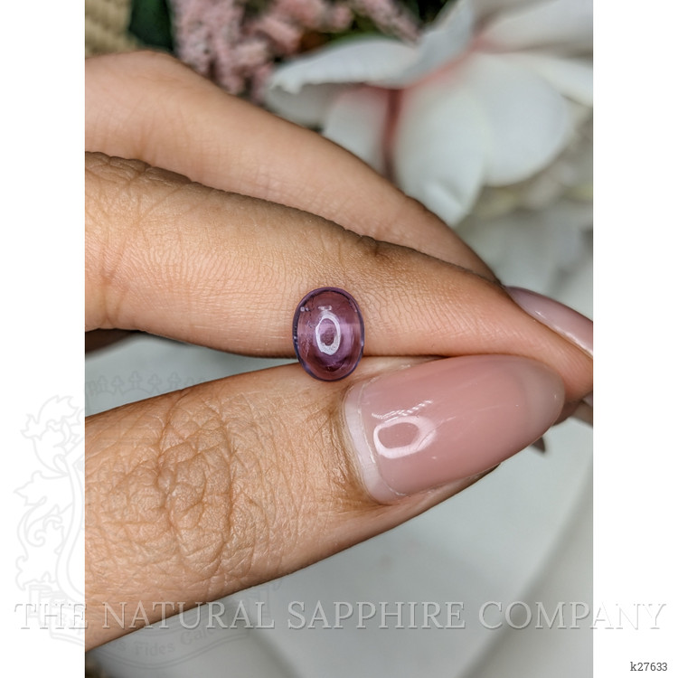 1.33 Ct. Purple Cabochon Amethyst from Ceylon (Sri Lanka)